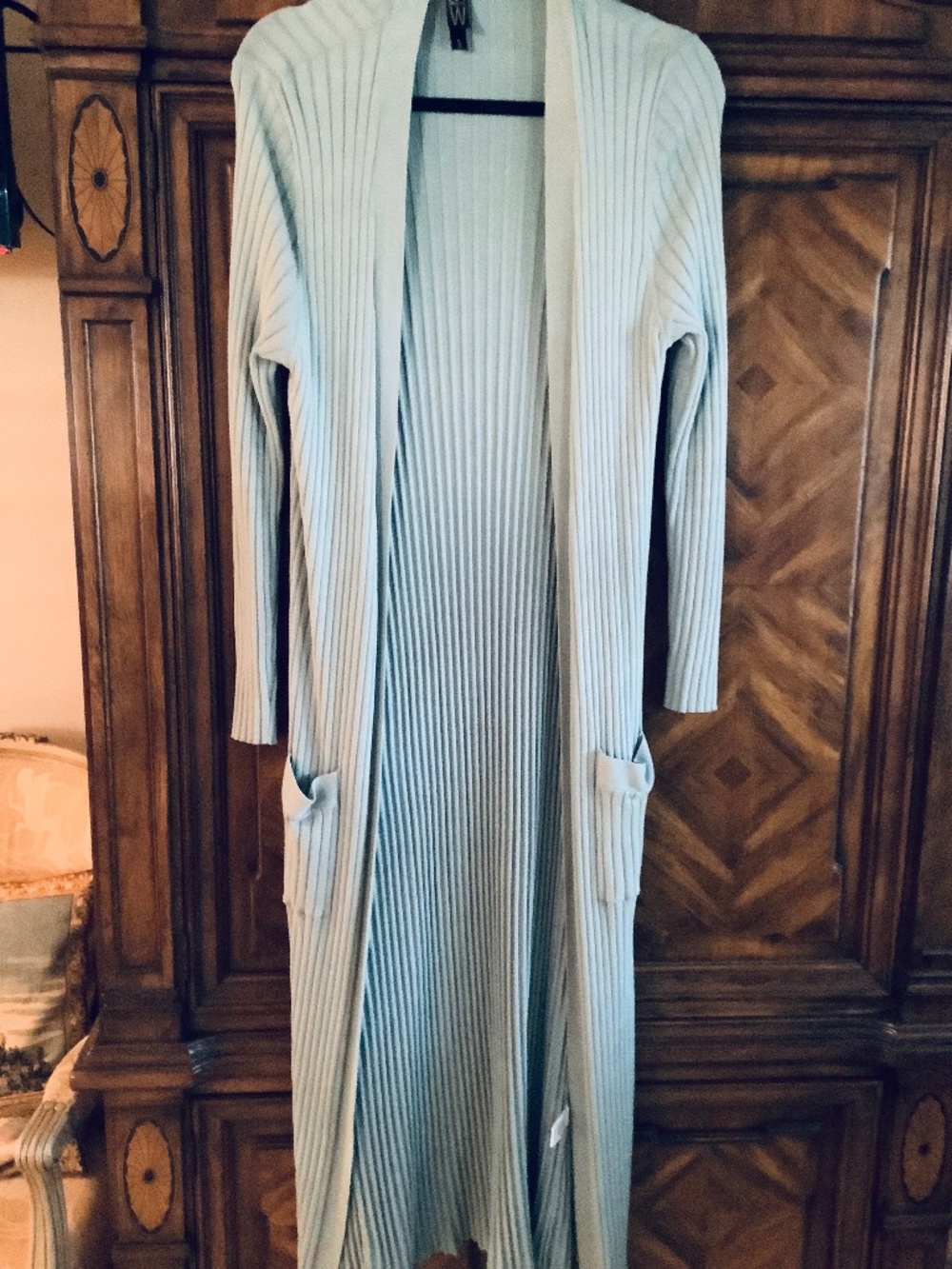 Like New Beautiful designed Ankle length cardigan
